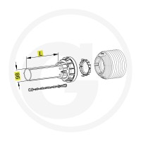 Walterscheid Połowa osłony wału 395113021 | poltechparts.pl
