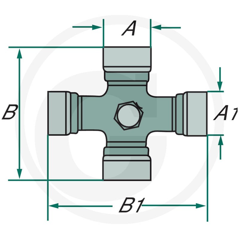Walterscheid Zestaw krzyżaków 395122316 - 395122316 - Sklep rolniczy PoltechParts