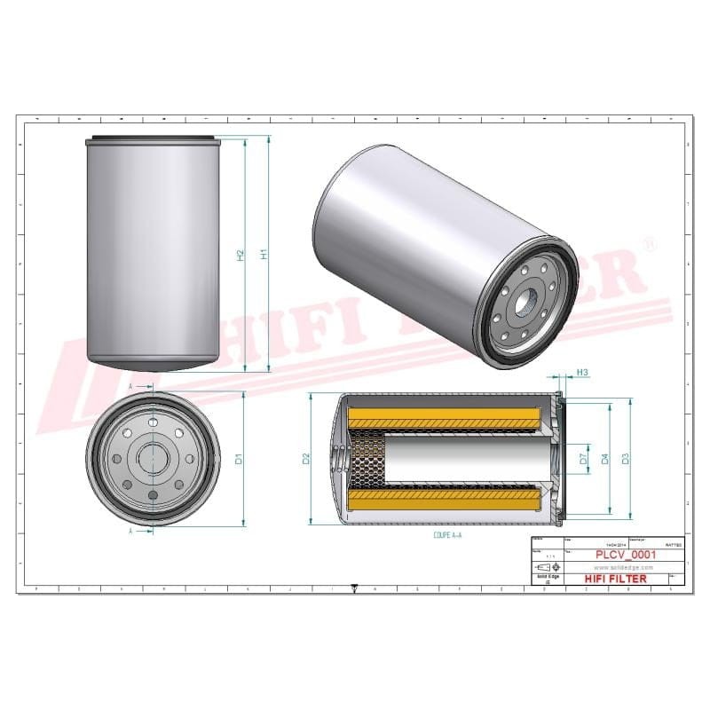 HIFI Filtr paliwa 33270530 | poltechparts.pl