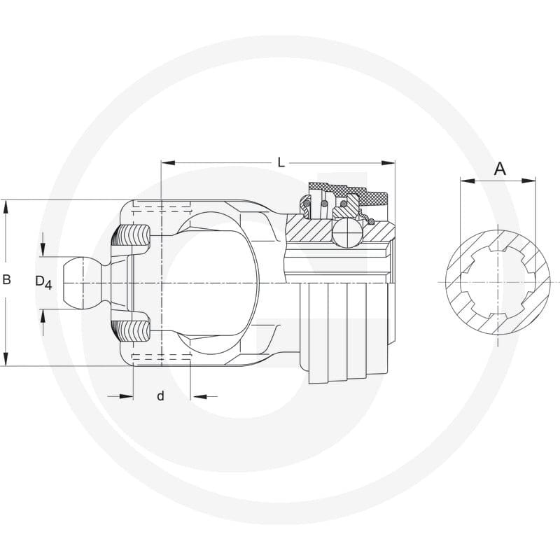 Walterscheid Widełki przyłączeniowe 39513… | poltechparts.pl