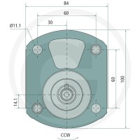 GRANIT Pompa zębata, pojedyncza GRANIT 25999042 - 25999042 - Sklep rolniczy PoltechParts