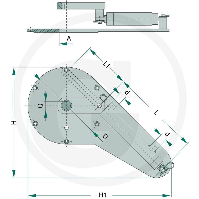 MZ Siłownik hydrauliczny 405060150000 | poltechparts.pl