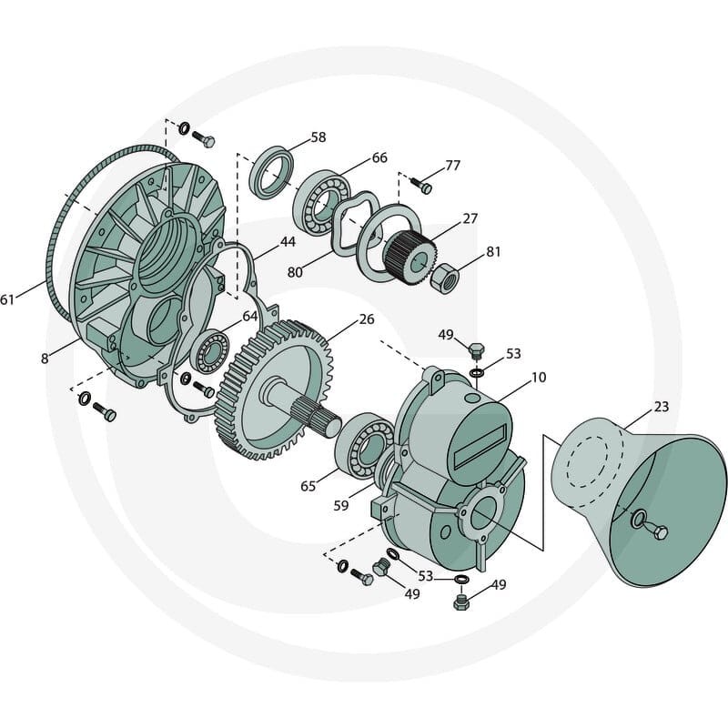 Jurop Koło zębate 4051651005200 | poltechparts.pl