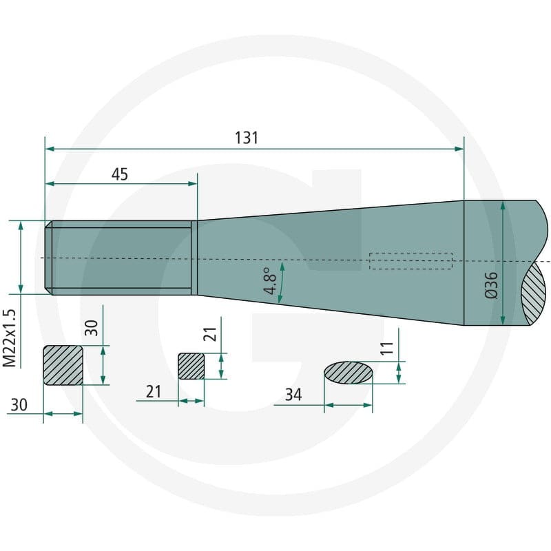 SHW Ząb łyżki 43011002200 - Sklep PoltechParts