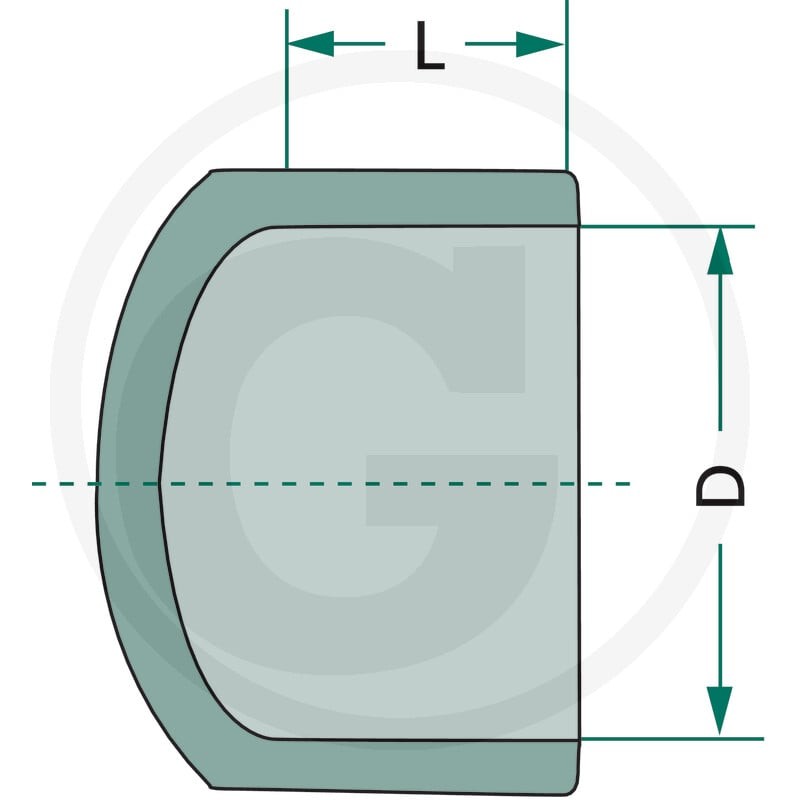 GRANIT Zaślepka klejona 40504050517 - 40504050517 - Sklep rolniczy PoltechParts