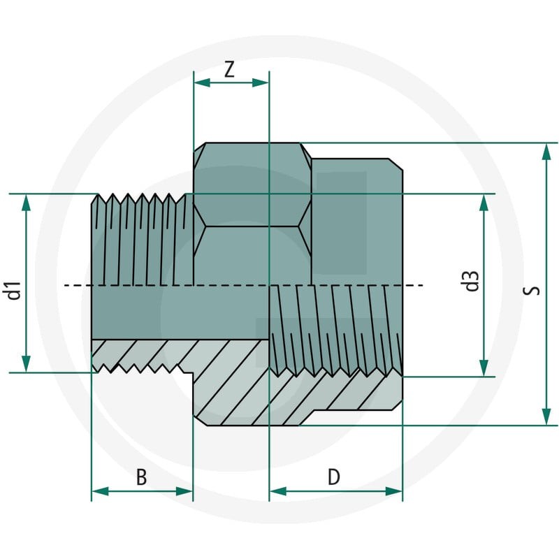 GRANIT Złączka redukcyjna 40504051455 - Sklep PoltechParts