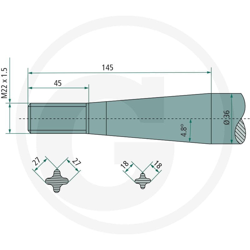 SHW Ząb 43009102200 - Sklep PoltechParts