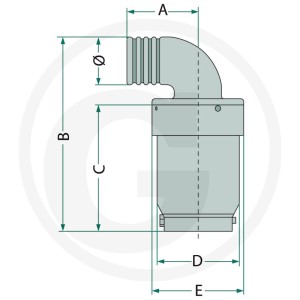 B&P Zawór przelewowy 4056100200008