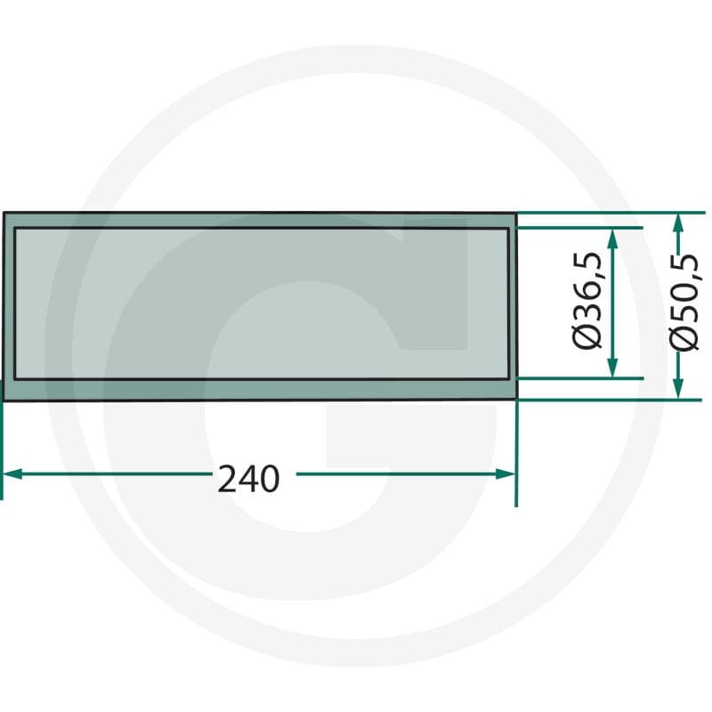 GRANIT Tuleja do przyspawania 4302403600 - 4302403600 - Sklep rolniczy PoltechParts