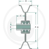 GRANIT Krążek zwrotny 31270160 - 31270160 - Sklep rolniczy PoltechParts
