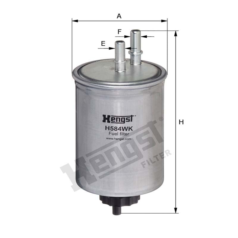 Hengst Filtr paliwa 12082056 | poltechparts.pl