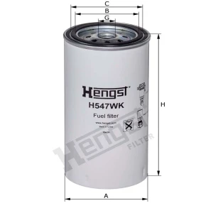 Hengst Filtr paliwa 12081387