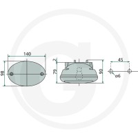 Cobo Lampa tylna 2270212470000 - 2270212470000 - Sklep rolniczy PoltechParts