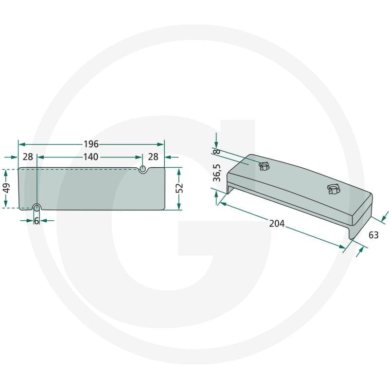 Cobo Gniazdo bezpiecznikowe 22724145000 - 22724145000 - Sklep rolniczy PoltechParts