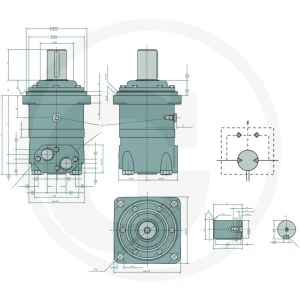 WHITE Silnik hydrauliczny OMV 500 257151B3102