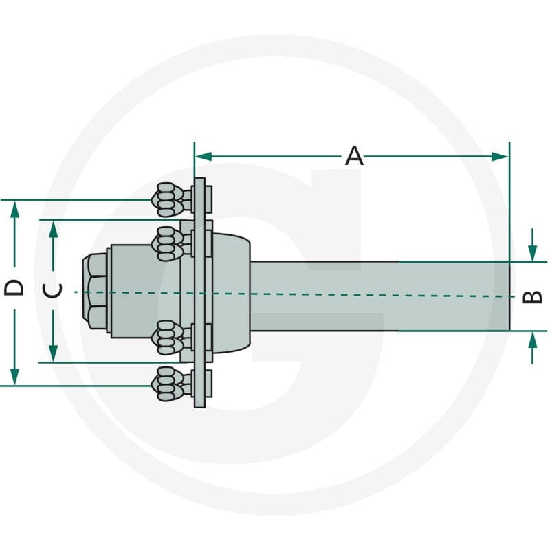 GRANIT Czop osi 22099023 - 22099023 - Sklep rolniczy PoltechParts