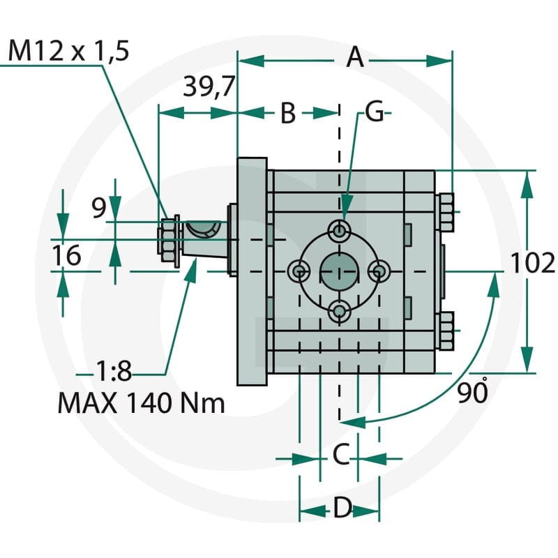 Casappa PLP20.6D0-82E2-LEA/EA-N-EL FS 25702002 - 25702002 - Sklep rolniczy PoltechParts