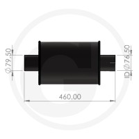 Tłumik 23815AGT0607 - 23815AGT0607 - Sklep rolniczy PoltechParts