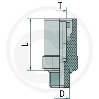 Kongsberg ABC Nl wtyk prosty M14x1,5 22890108014 - Sklep PoltechParts