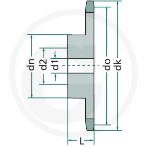 GRANIT Koło łańcuchowe 837021-019-15