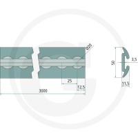 allsafe Szyna typu Airline 8390000205 - 8390000205 - Sklep rolniczy PoltechParts
