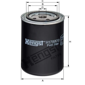 Hengst Filtr paliwa 866H17WK10