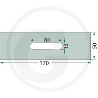 GRANIT Skrobak metalowy 18051-R104 - Sklep PoltechParts