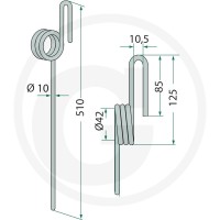 GRANIT Palec zagarniający siewnika 1801… | poltechparts.pl