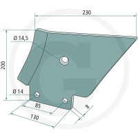 GRANIT Listwa prowadząca 180101.5013L - 180101.5013L - Sklep rolniczy PoltechParts