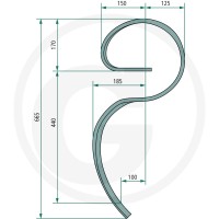 GRANIT Ząb 1803200014 - 1803200014 - Sklep rolniczy PoltechParts