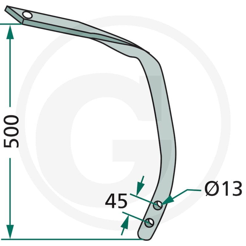 GRANIT Dolna część zęba 180101.110.902 - 180101.110.902 - Sklep rolniczy PoltechParts