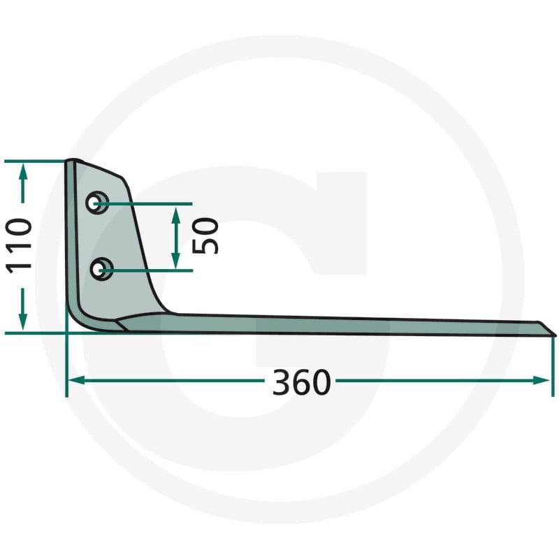 GRANIT Nóż ogławiacza 18034-HLM-02 - 18034-HLM-02 - Sklep rolniczy PoltechParts