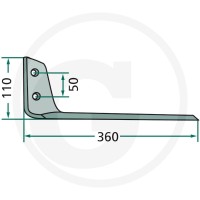 GRANIT Nóż ogławiacza 18034-HLM-02 - 18034-HLM-02 - Sklep rolniczy PoltechParts