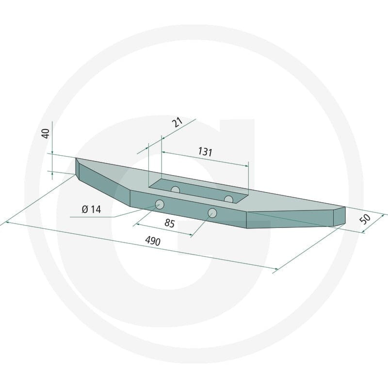 GRANIT Dziób redlicy 180101.5012 - 180101.5012 - Sklep rolniczy PoltechParts