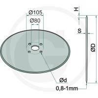 GRANIT Krój tarczowy 18031-3625105 - 18031-3625105 - Sklep rolniczy PoltechParts