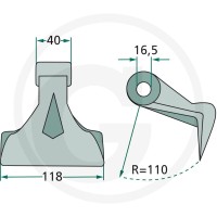 GRANIT Młotek 18063-RM-66 - 18063-RM-66 - Sklep rolniczy PoltechParts