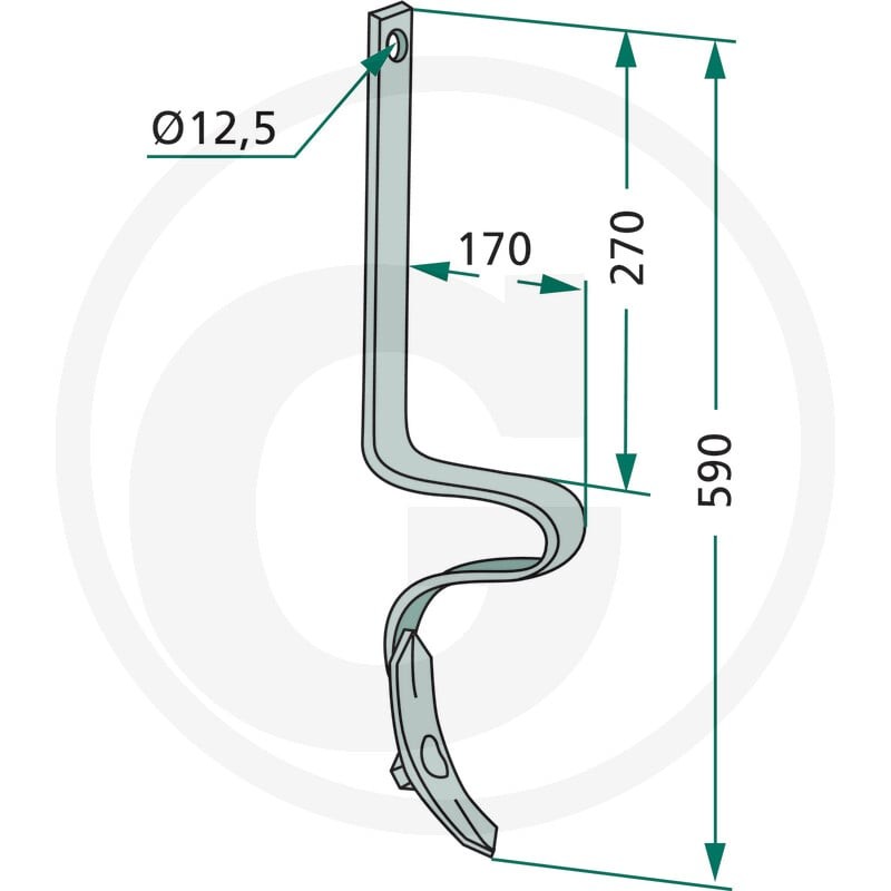 GRANIT Palec 18010.5022 | poltechparts.pl