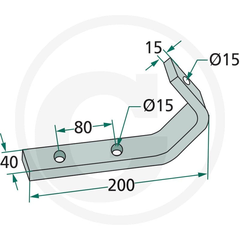 GRANIT Uchwyt mocujący 18031-0243 - 18031-0243 - Sklep rolniczy PoltechParts