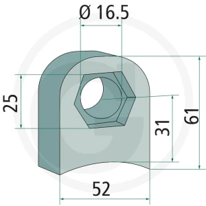 GRANIT Uchwyt 18063-RM-917