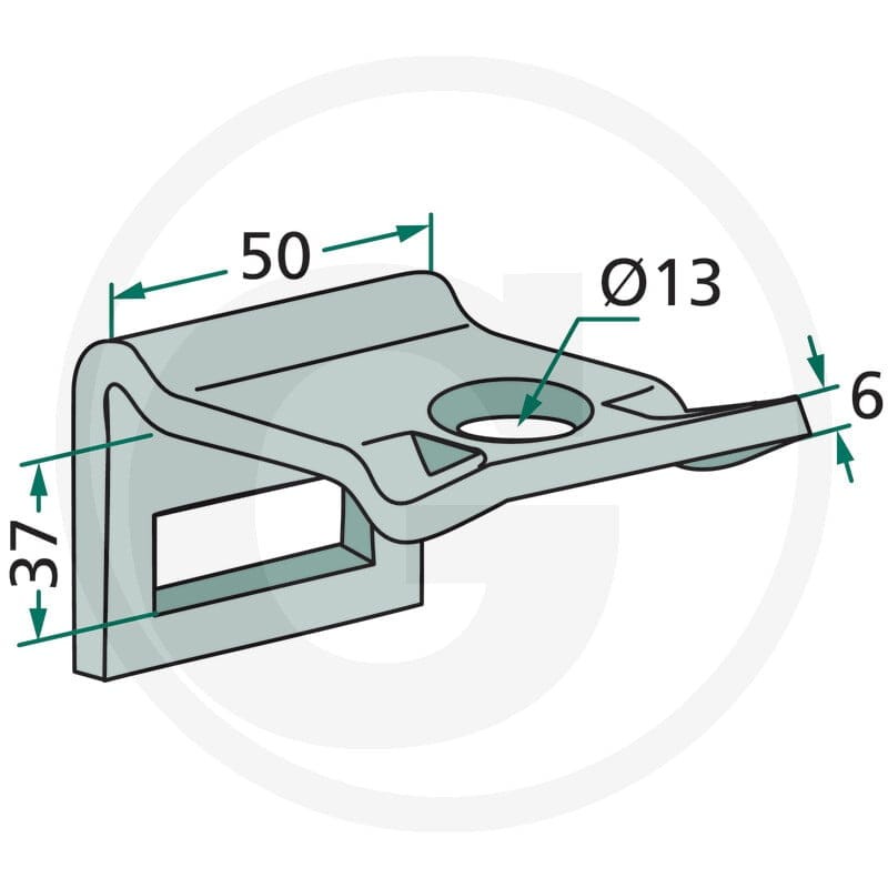 GRANIT Uchwyt 1801.HH17-3411 - 1801.HH17-3411 - Sklep rolniczy PoltechParts