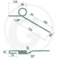 GRANIT Palec zagarniający siewnika 1802… | poltechparts.pl