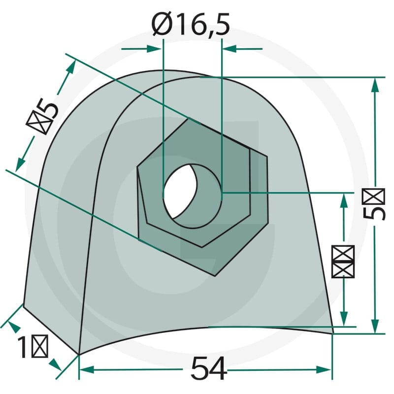 GRANIT Uchwyt 18063-RM-900 - 18063-RM-900 - Sklep rolniczy PoltechParts
