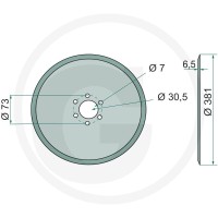 GRANIT Tarcza tnąca 1800300004 - Sklep PoltechParts