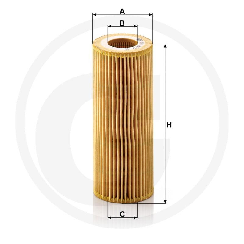 MANN FILTER Filtr oleju HU 722 X 565HU722X | poltechparts.pl