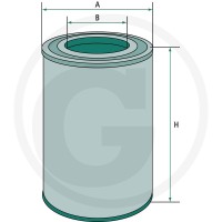 MANN FILTER Element filtra powietrza 565C291410.2 - 565C291410.2 - Sklep rolniczy PoltechParts