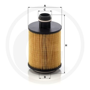 MANN FILTER Filtr oleju HU 712/11 X 565HU712.11X