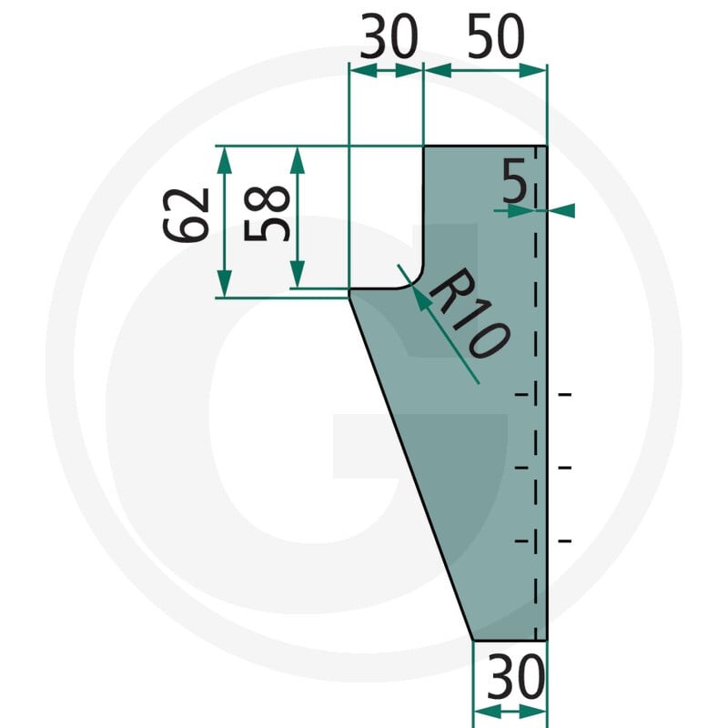 FAD Uchwyt siłownika membranowego 220355F0541 - 220355F0541 - Sklep rolniczy PoltechParts
