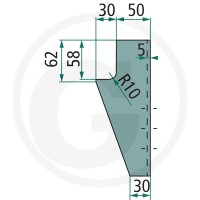 FAD Uchwyt siłownika membranowego 220355F0541 - 220355F0541 - Sklep rolniczy PoltechParts