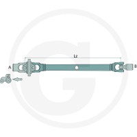 BONDIOLI & PAVESI Wał przegubowy G4, dług… | poltechparts.pl