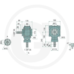 BONDIOLI & PAVESI Przekładnia 415S2061310F101
